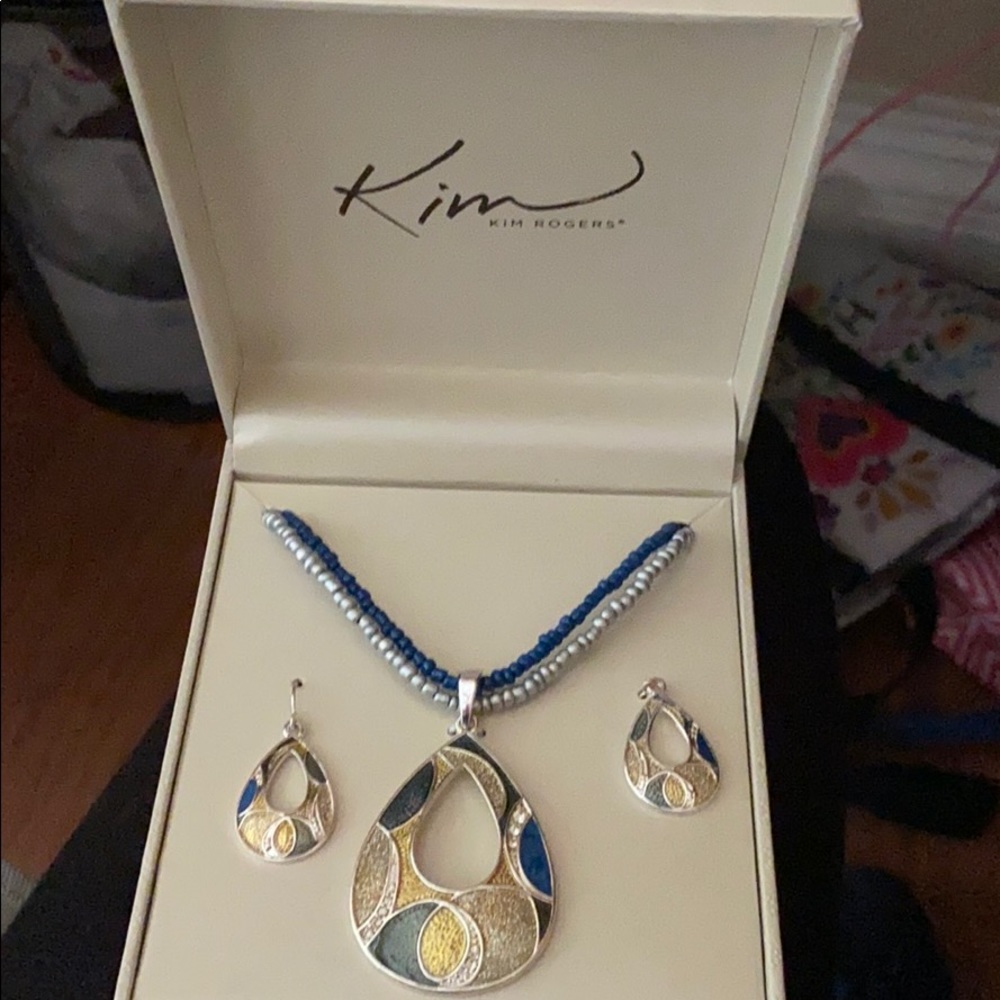 Blue jewelry